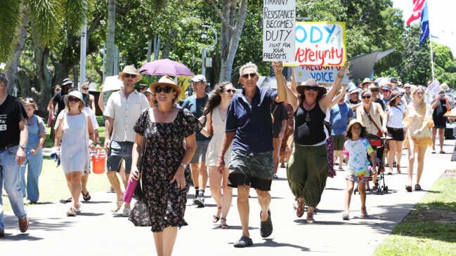 Freedom protest rally