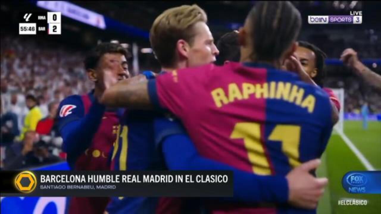 Barcelona pump Real Madrid in El Clasico