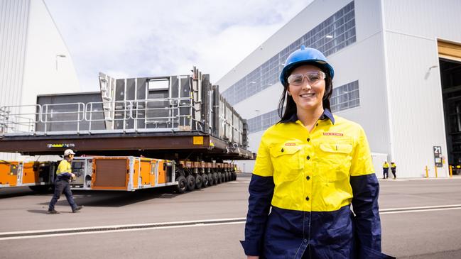 BAE Systems Australia's Molly Davidson. Picture: James Elsby