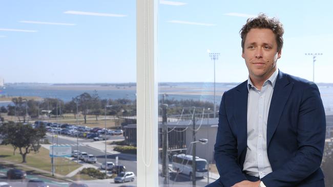 Matthew Schneider’s Urbis office has won the Student Employability Award at the Gold Coast Business Excellence Awards. Picture: Glenn Hampson