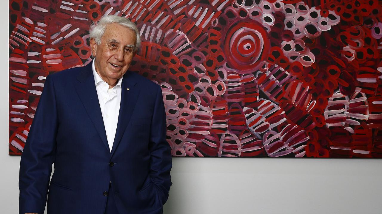 Harry Triguboff in his office at Meriton. Picture: John Appleyard