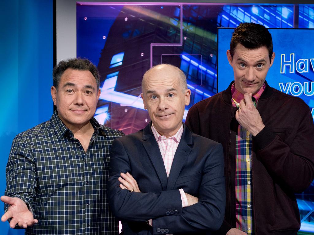 Sam Pang, Tom Gleisner and Ed Kavalee from Have You Been Paying Attention.