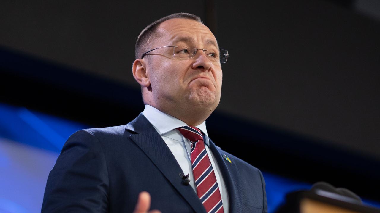 The ambassador met with senior business leaders in Sydney on Friday to advocate for more investment into Ukraine. Picture: NCA NewsWire / Gary Ramage