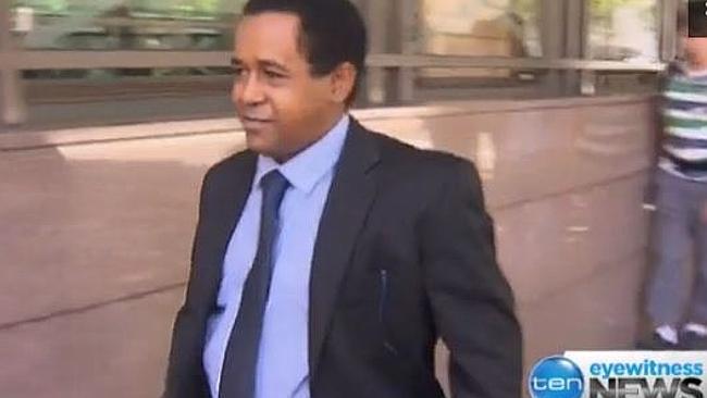 Mussie Debresay accused of killing toddler. Picture: Channel Ten