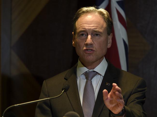 Health Minister Greg Hunt. Picture: NCA NewsWire / Andrew Henshaw