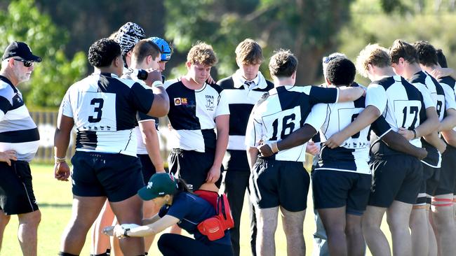 Iona College players AIC First XV rugby between Iona College and Padua College. Saturday May 20, 2023. Picture, John Gass