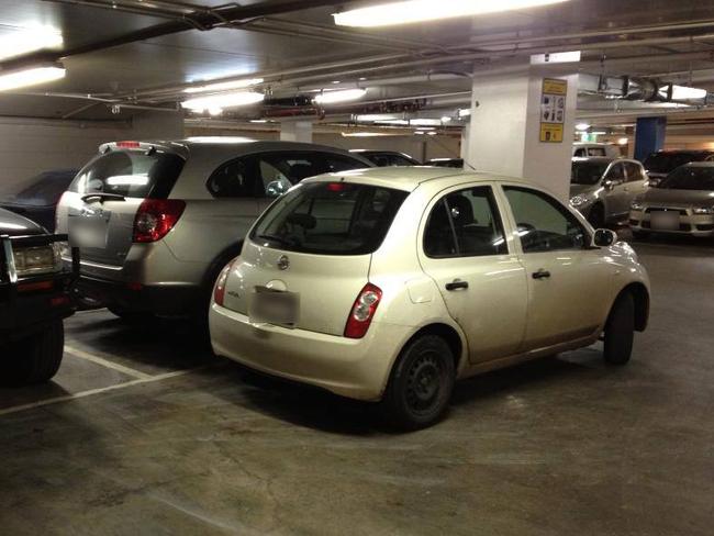 7. Crown Casino car park. Let’s hope this clown won enough for some new wheels. Picture: Facebook