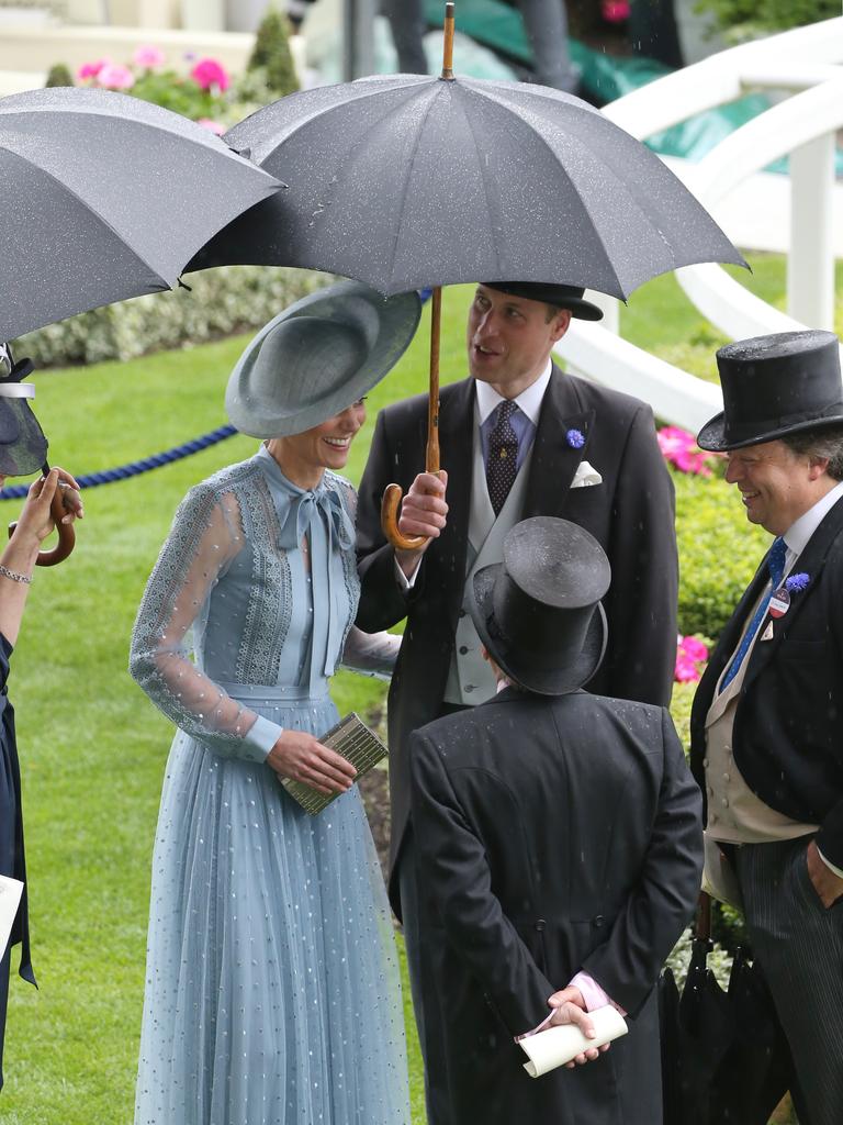 The couple were in high spirits. Picture: Trevor Adams.