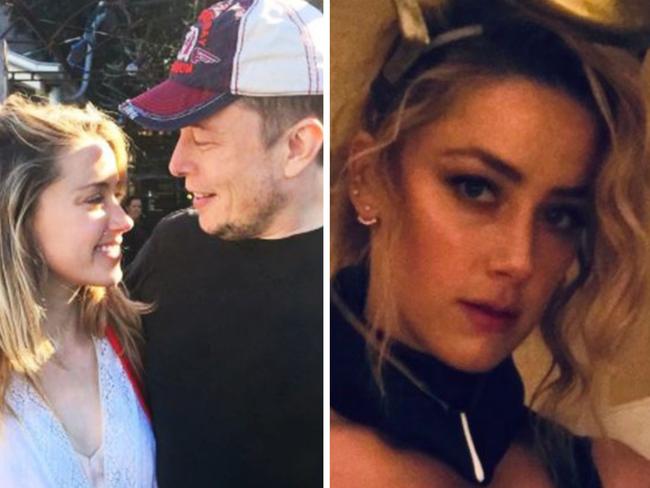 Elon Musk has shared a private photo of Amber Heard on X.