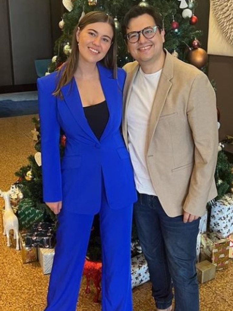 The pair only recently got married. Picture: Instagram/brittanyhiggins__