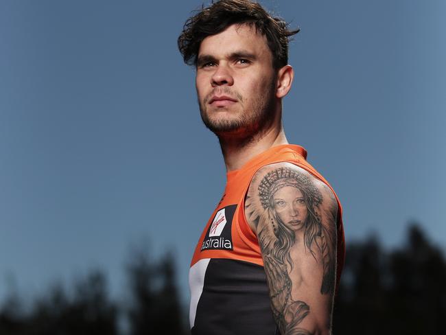 Portrait of  Zac Williams at the GWS Giants finals media session at Homebush ahead of their final against Sydney. Picture. Phil Hillyard