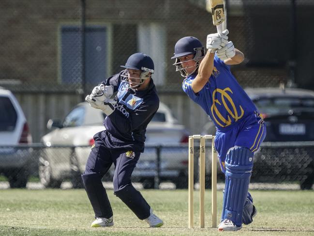 Ormond’s Rory Freeman drives against Brighton. Picture: Valeriu Campan