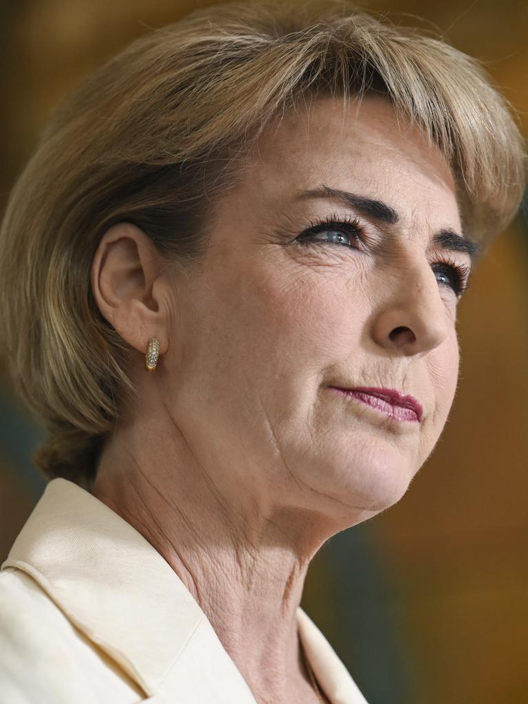 Senator Michaelia Cash said the Facebook post gave the union a ‘green light for militancy’. Picture: NewsWire/ Martin Ollman