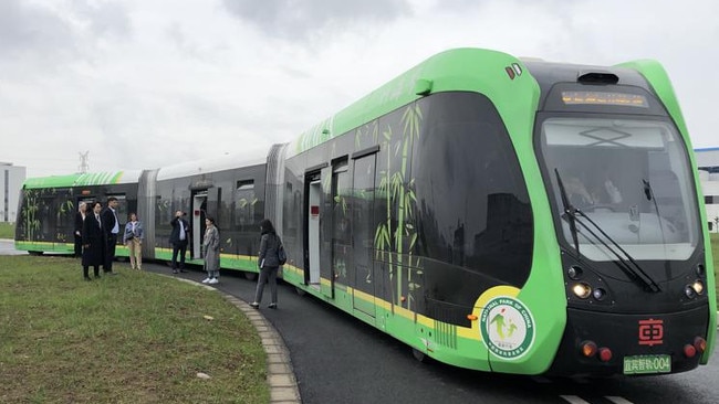 Trackless trams are being posed as a potential solution to the city’s growing gridlock issue.