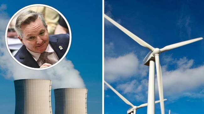 Chris Bowen has drawn attention to the cost of the opposition's plan to convert coal-fired power stations to nuclear small modular reactors.