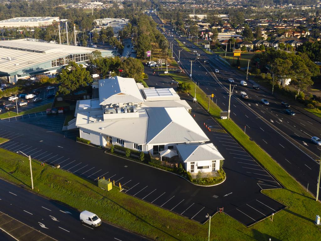 The Crossroads Hotel in Casula is the site of a worrying outbreak of COVID-19. Picture: Getty Images