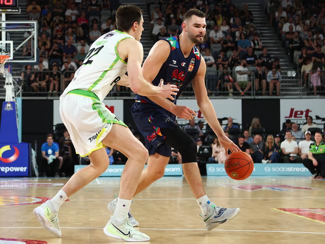 Big man Isaac Humphries continues to build toward the form that made him an NBA player. Picture: Getty Images