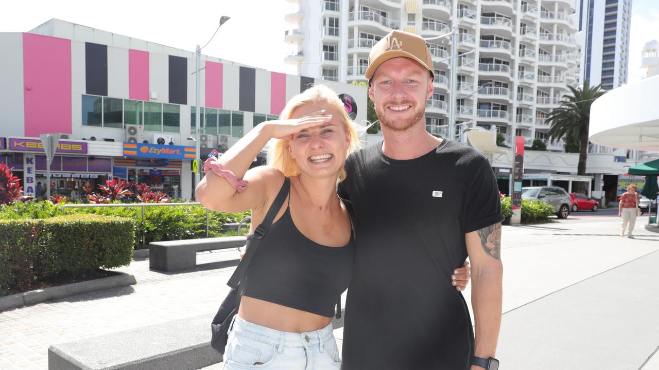 Joanna Piotrowsk and Jacob Collins of Broadbeach. Picture Glenn Hampson