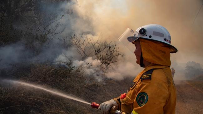 QFES says a total fire ban is in place for South East Queensland.