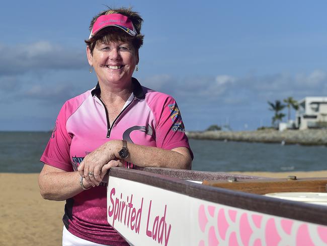 Pam McHugh is the co-ordinator of Dragon Abreast, a dragon boat club for survivors of breast cancer. PICTURE: MATT TAYLOR.