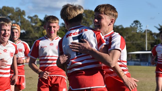 Renouf Shield action: Keebra Park v Palm Beach Currumbin.