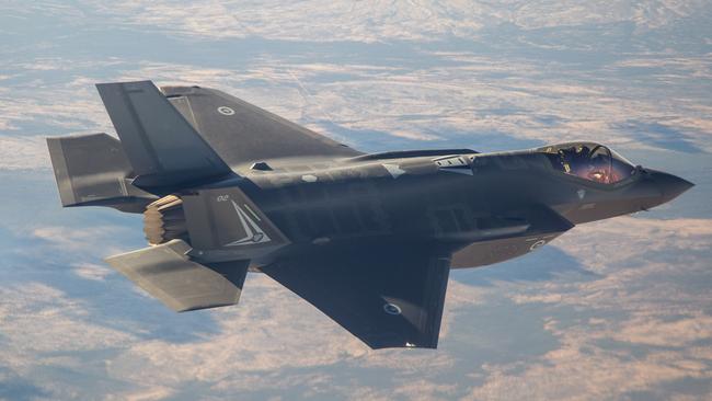One of the two Joint Strike Fighters delivered to the RAAF so far whichhas the kangaroo symbol on its wings. Source: Department of Defence