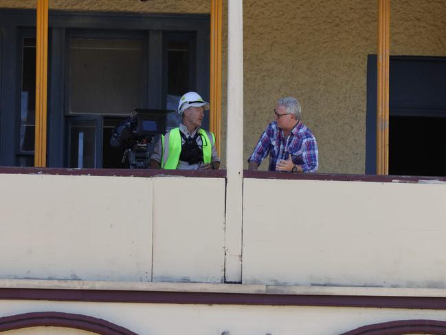 Contestants entered The Block in Grey Street St Kilda this week. Picture: Nicole Cleary