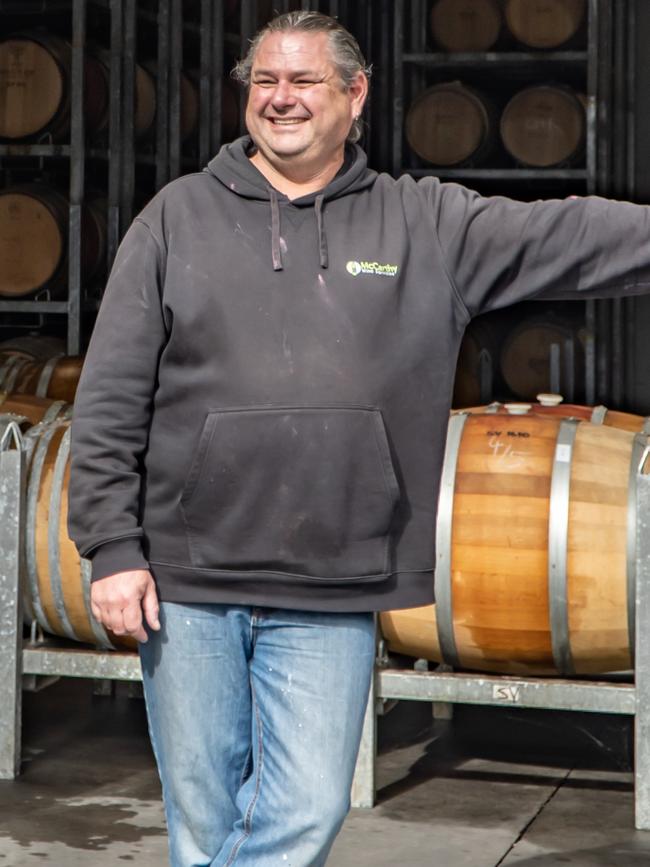 Scott McCarthy, chief winemaker at Soumah in the Yarra Valley.