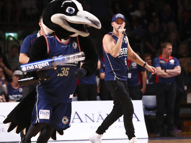 Jarrod Walsh at an Adelaide 36ers match. Picture: Sarah Reed