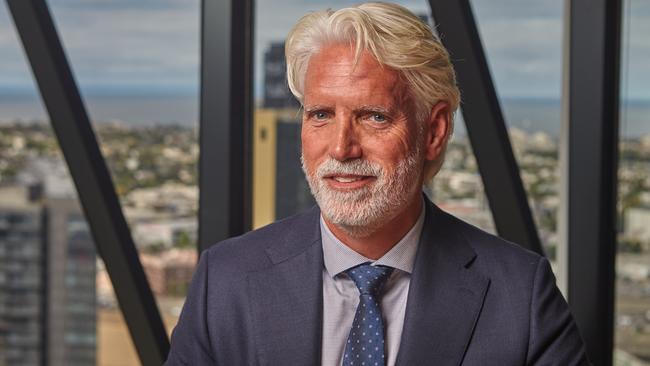 Transurban CEO Scott Charlton is looking for opportunities for the private sector to get more involved in infrastructure deals as budgetary constraints sees state and federal governments pull back on spending. Picture: Valeriu Campan