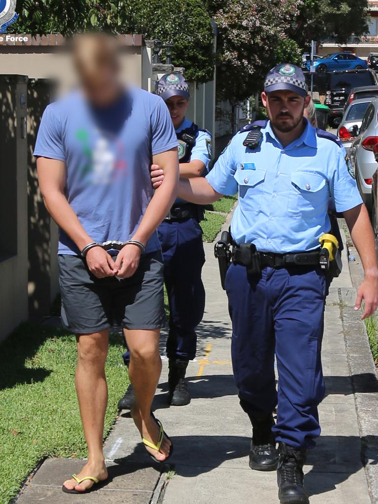 The 20-year-old swim teacher was arrested at his North Sydney home yesterday. Source: NSW Police Force