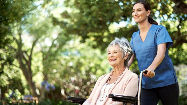 There will be 1.2 million extra jobs needed in the next four years, particularly in female dominated areas such as aged care. Picture: iStock