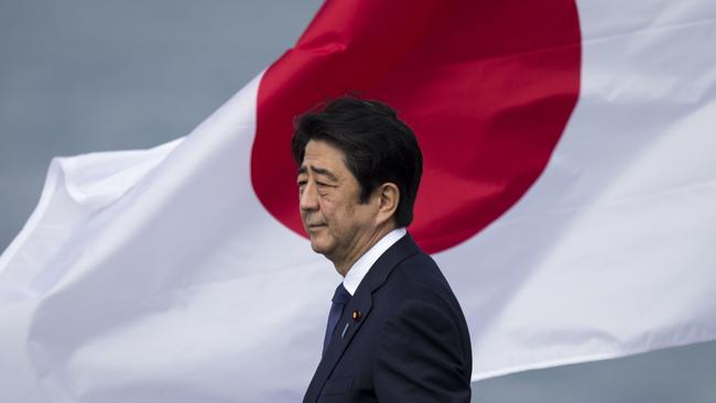 Former Japanese prime minister Shinzo Abe. Picture: Getty Images