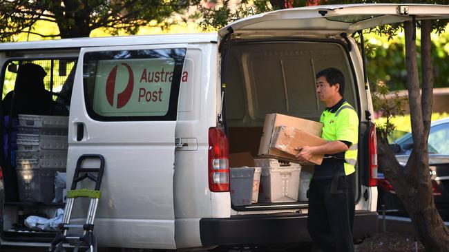 New research from Australia Post has revealed about 75 per cent of Australians have been targeted by delivery scams, which has seen about 25 per cent of those fall victim to identity theft and suffer a financial loss. Picture: NCA NewsWire/Joel Carrett