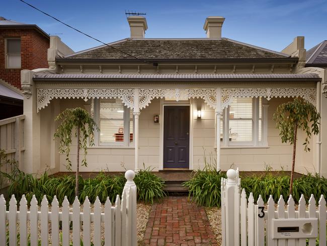 3 Roseberry St, Hawthorn is a double-fronted Victorian house for sale for $1.7m-$1.8m through RT Edgar, Hawthorn