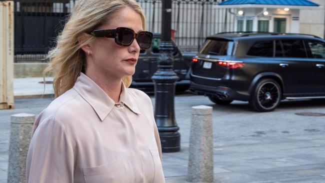 Witness Kerry Morgan arrives at Federal Court for the Sean 