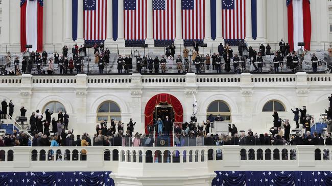 President Biden and Dr. Jill Biden arrive for the inauguration in Washington, D.C. Picture: Daniel Acker