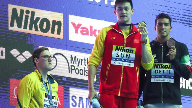 Mack Horton’s protest against Sun Yang drew Swimming Australia in to an international row.