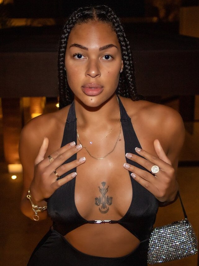 Liz Cambage isn’t afraid to flash the flesh. Photo Instagram