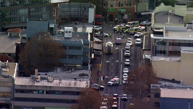 The boys were struck at a Crows Nest intersection near the Pacific Highway. Photo: 9 News