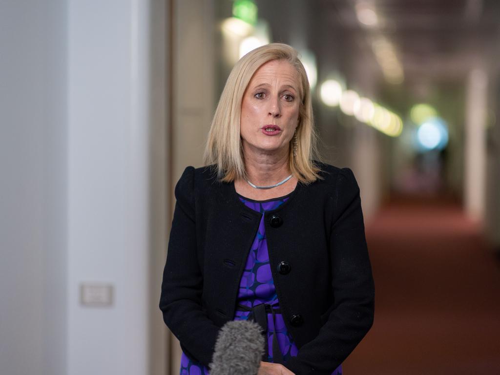 Finance Minister Katy Gallagher said the Coalition’s Bill was rushed. Picture: NCA NewsWire / Gary Ramage