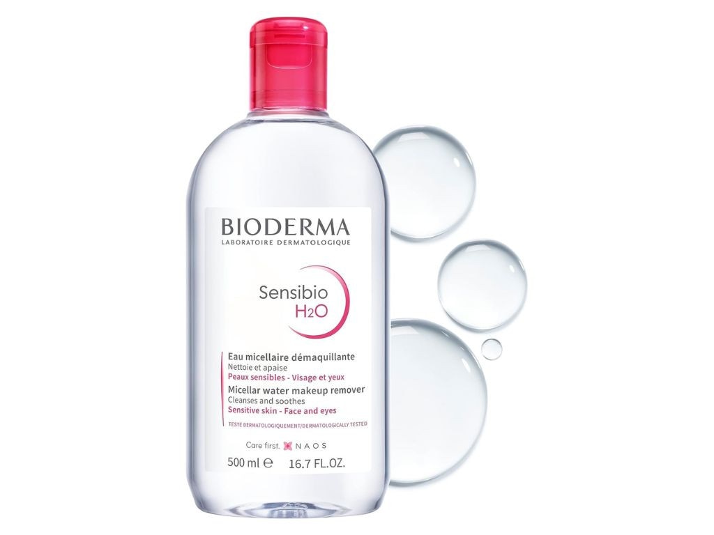 Bioderma Sensibio H2O Micellar Water.