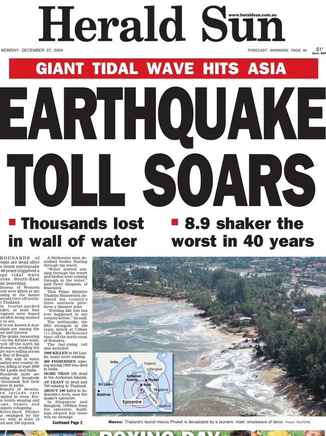 December 27, 2004 — With an estimated 230,000-plus dead, including 26 Australians, the scale of the Indian Ocean earthquake and tsunami which tore across Banda Aceh, Indonesia, Sri Lanka, India and Thailand was beyond comprehension.