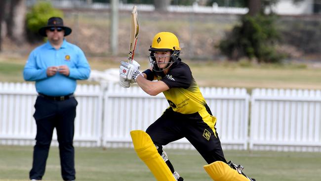 Western suburbs batsman Isaiah Snell. Picture, John Gass