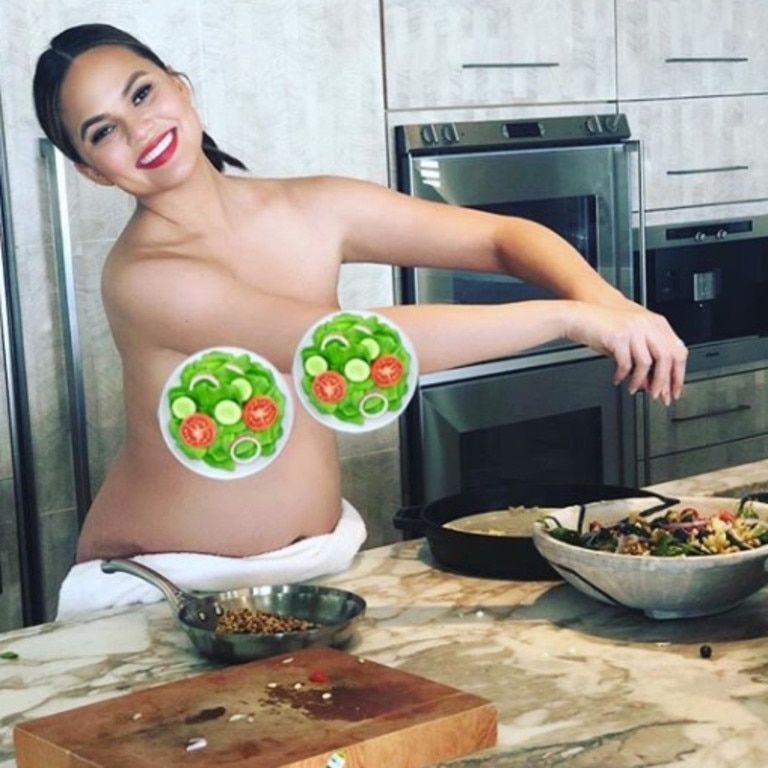 Teigen became a social media favourite with unfiltered, cheeky posts like this one.