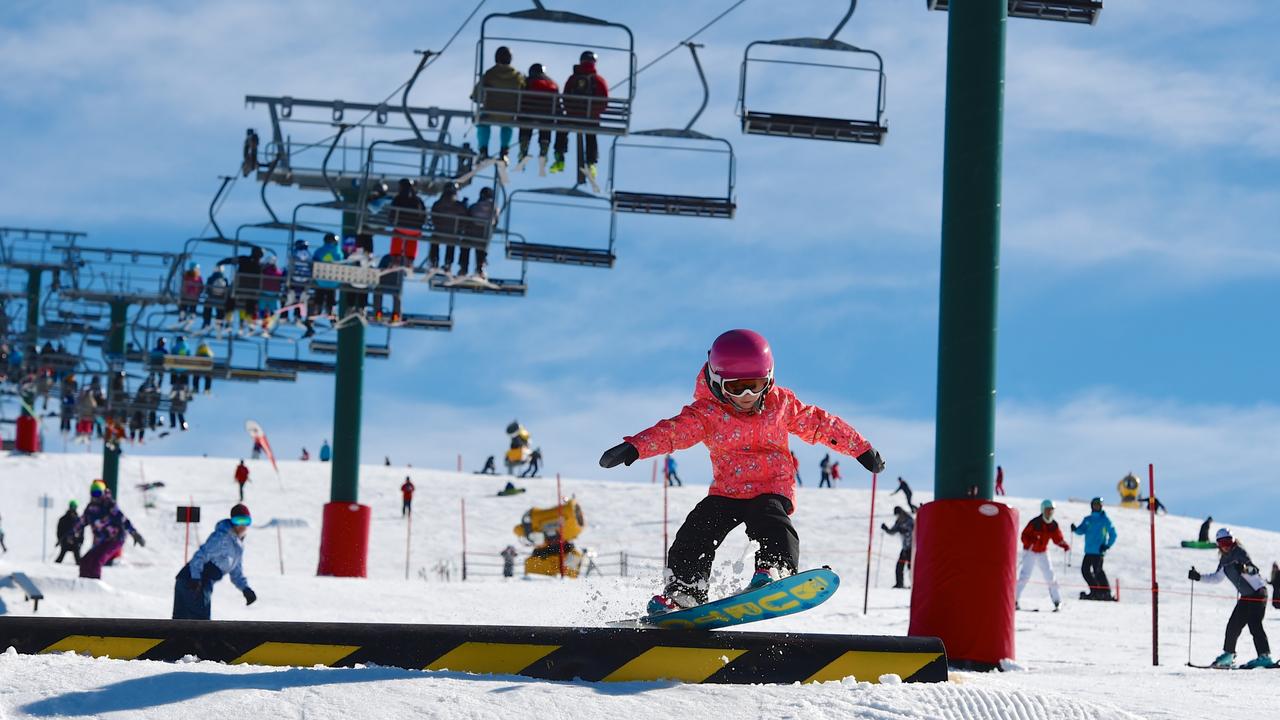 Australia’s ski resorts say they are expecting bumper crowds. Picture: Chris Hocking