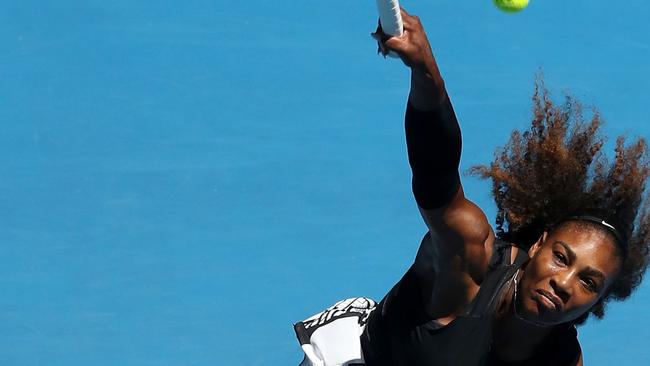 Serena Williams has a serve to rival her male counterparts. Picture: Getty Images