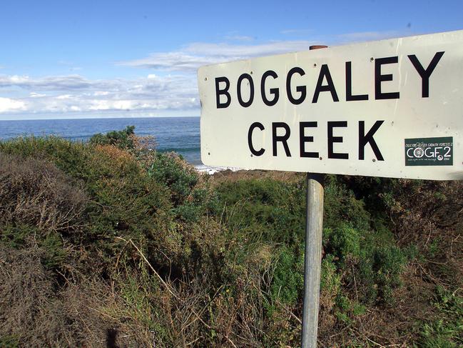 Boggaley Creek, the scene of the drug drop near Lorne.