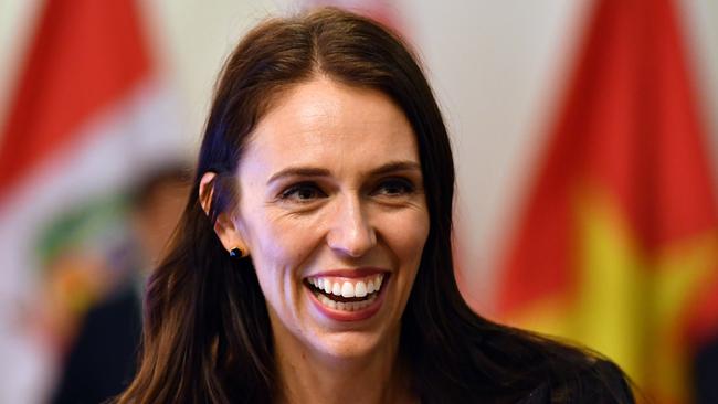 New Zealand's Prime Minister Jacinda Ardern at a meeting for the Trans Pacific Partnership (TPP) during an Asia-Pacific Economic Cooperation (APEC) meeting in Danang, Vietnam, Friday, November 10, 2017. (AAP Image/POOL/Mick Tsikas) NO ARCHIVING