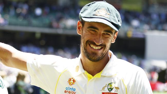 Mitchell Starc is the leading wicket-taker of the series. Photo by Daniel Pockett – CA/Cricket Australia via Getty Images